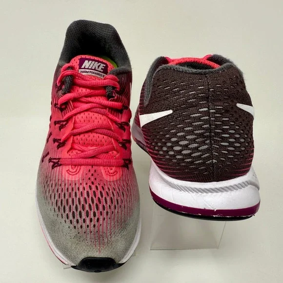 Nike Zoom Pegasus 33 Running Shoes Pink Grey Women's Size 9 - Picture 6 of 15